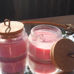 2 Pink Candles